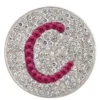Navika Micro Pave Crystal Initial C Marker