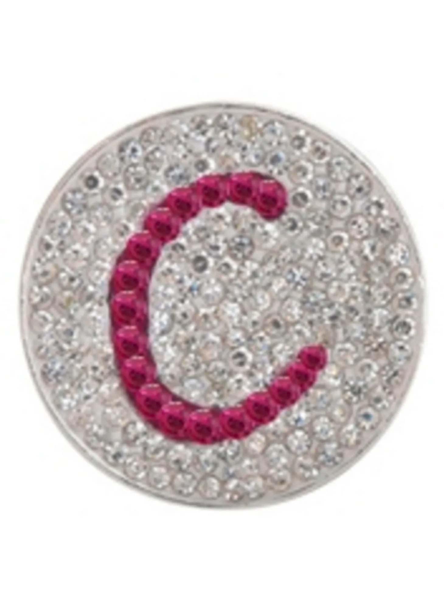 Navika Micro Pave Crystal Initial C Marker