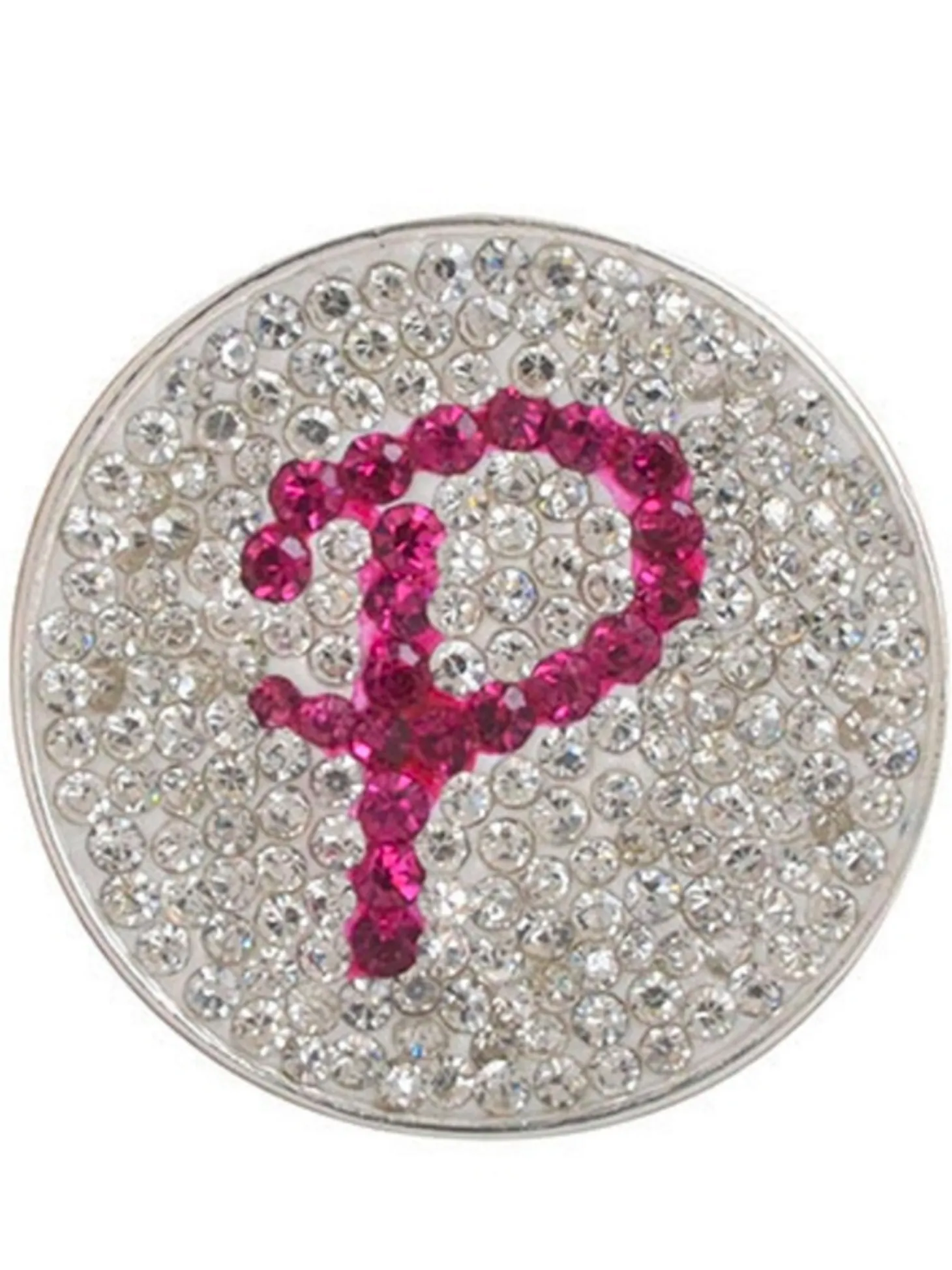 Navika Micro Pave Crystal Initial P Marker