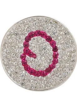 Navika Micro Pave Crystal Initial O Marker