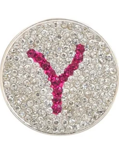 Navika Micro Pave Crystal Initial Y Marker