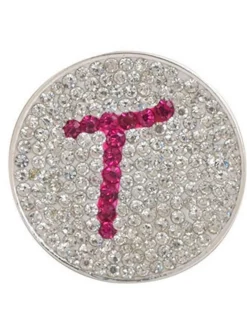 Navika Micro Pave Crystal Initial T Marker