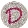 Navika Micro Pave Crystal Initial D Marker