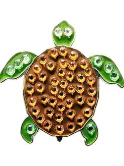 Navika Swarovski Crystal Turtle Marker