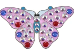 Navika Swarovski Crystal Butterfly Pink Marker