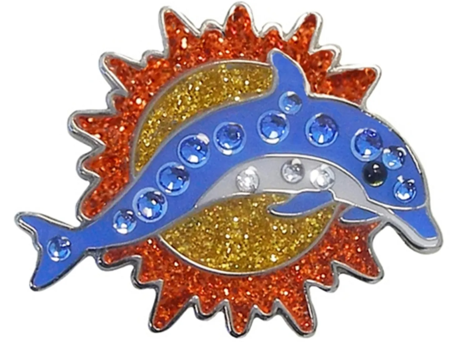 Navika Swarovski Crystal Dolphin Marker