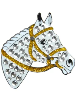 Navika Swarovski Crystal Horsehead Marker