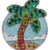 Navika Swarovski Crystal Palm Tree Marker