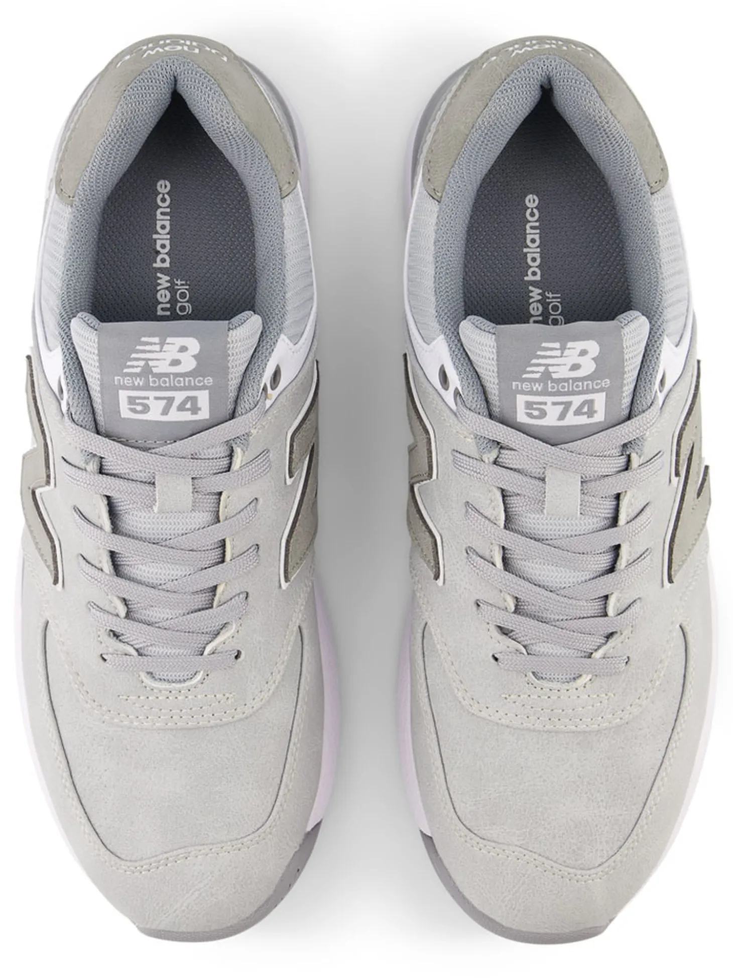 New Balance 574 Greens v2 Golf Shoes - Grey/White