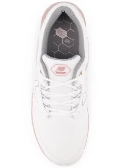 New Balance Women's Fresh Foam Links SL V2 Golf Shoes - White/Rose Gold