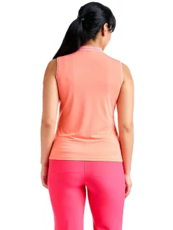 Nivo Women's Fergie Sleeveless Mock - Melon