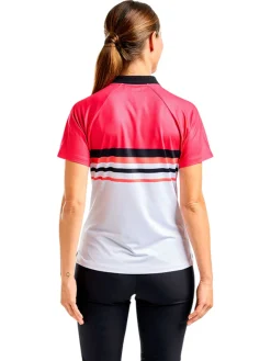 Nivo Women's Finley Short Sleeve Mock - Cherry