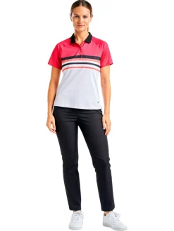 Nivo Women's Finley Short Sleeve Mock - Cherry