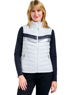 Nivo Women's Grace Full Zip Vest - White