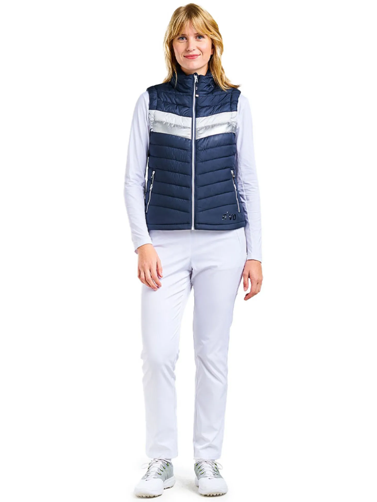 Nivo Women's Grace Full Zip Vest - Navy