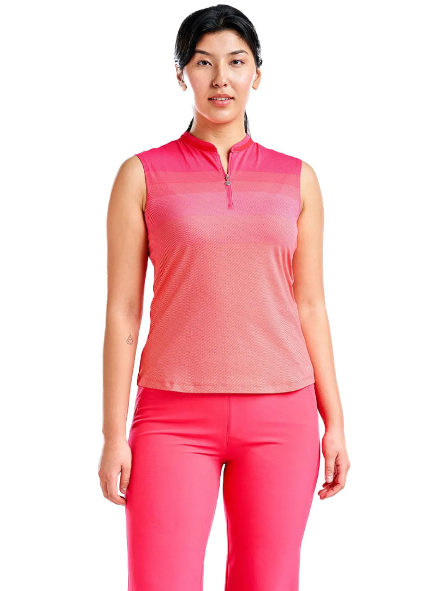 Nivo Women's Linnea Sleeveless Livcool Mock - Cherry