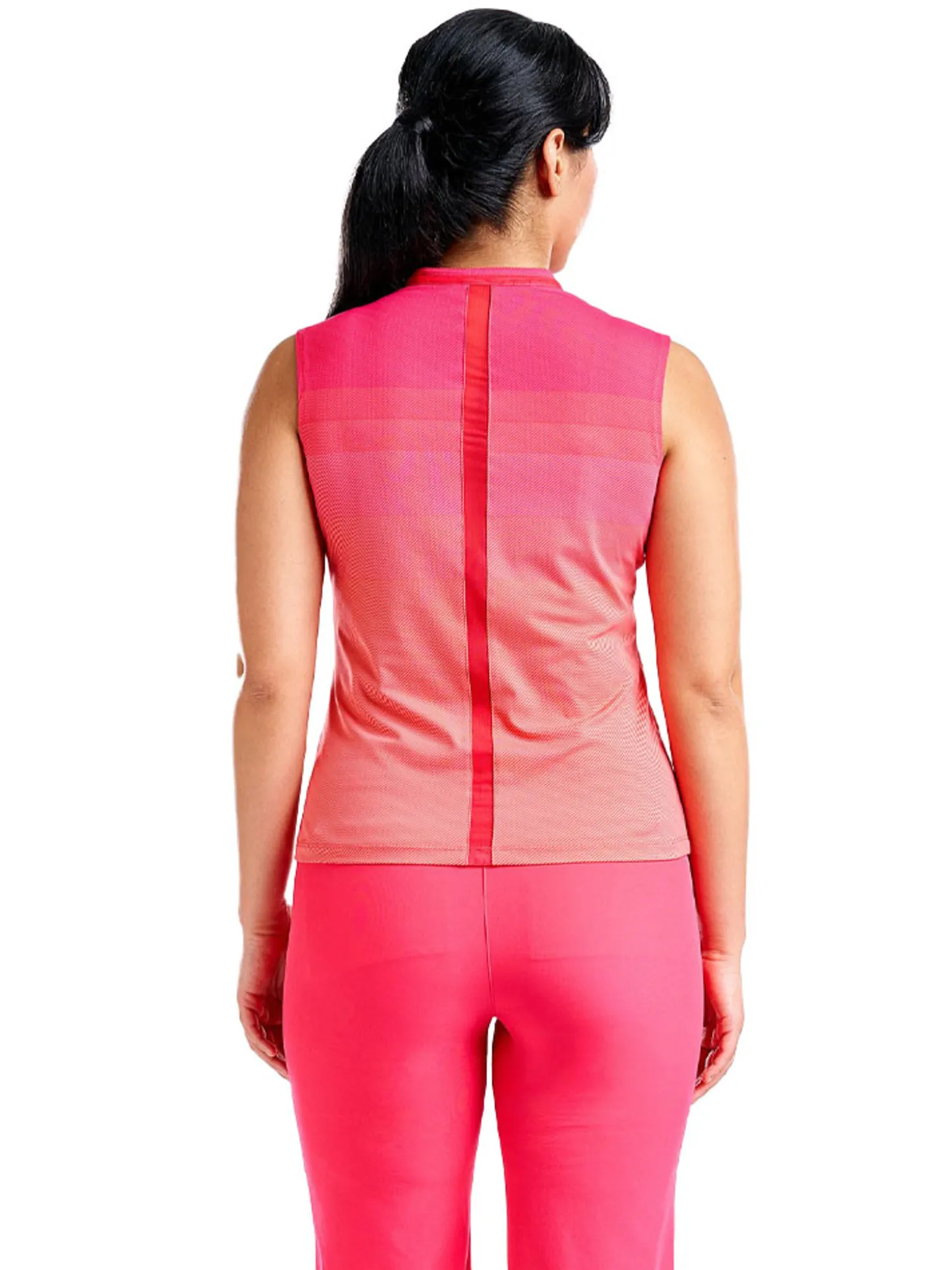 Nivo Women's Linnea Sleeveless Livcool Mock - Cherry