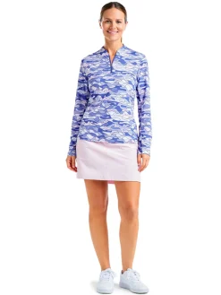 Nivo Women's Lolita Long Sleeve Livcool Mock - Cobalt