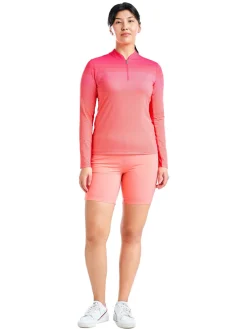 Nivo Women's Lolita Long Sleeve Livcool Mock - Cherry