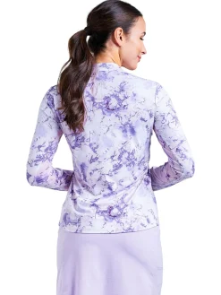 Nivo Women's Lolita Long Sleeve Mock - Lavender