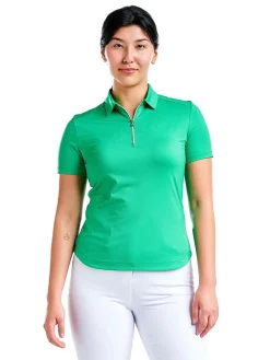 Nivo Women's Naila II Short Sleeve Polo - Classic Green