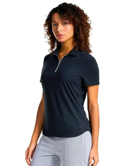 Nivo Women's Naila II Short Sleeve Polo - Black