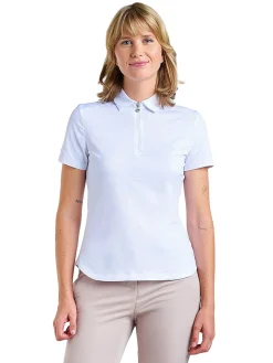 Nivo Women's Naila II Short Sleeve Polo - White
