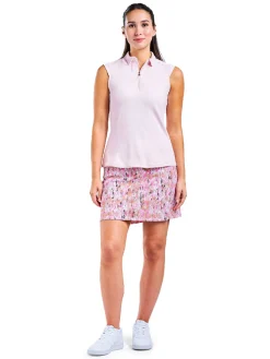 Nivo Women's Nikki II Sleeveless Polo - Pink Sugar