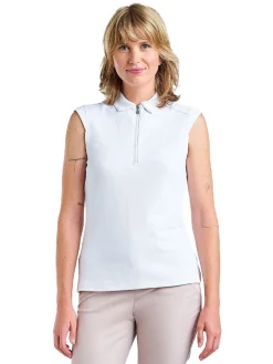 Nivo Women's Nikki II Sleeveless Polo - White