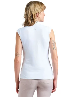 Nivo Women's Nikki II Sleeveless Polo - White
