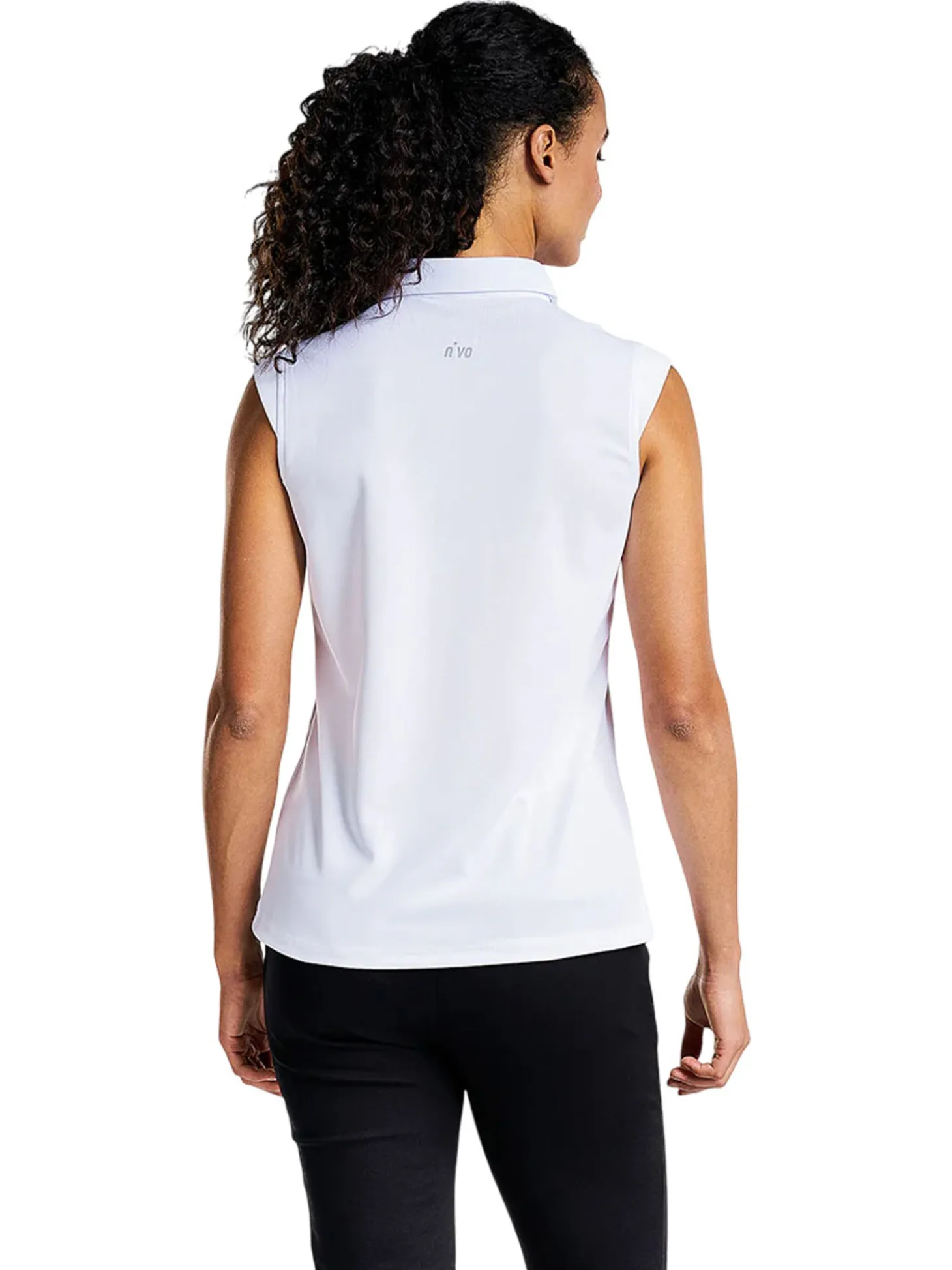 Nivo Women's Nikki Sleeveless Polo - White