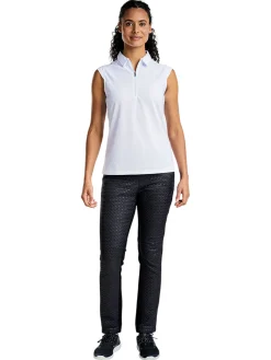 Nivo Women's Nikki Sleeveless Polo - White