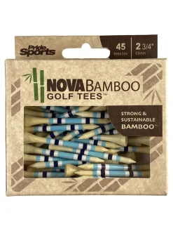 Nova Bamboo Striped Golf Tees - 2.75"