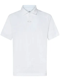 Oakley C1 Wave Length Stripe Polo - White