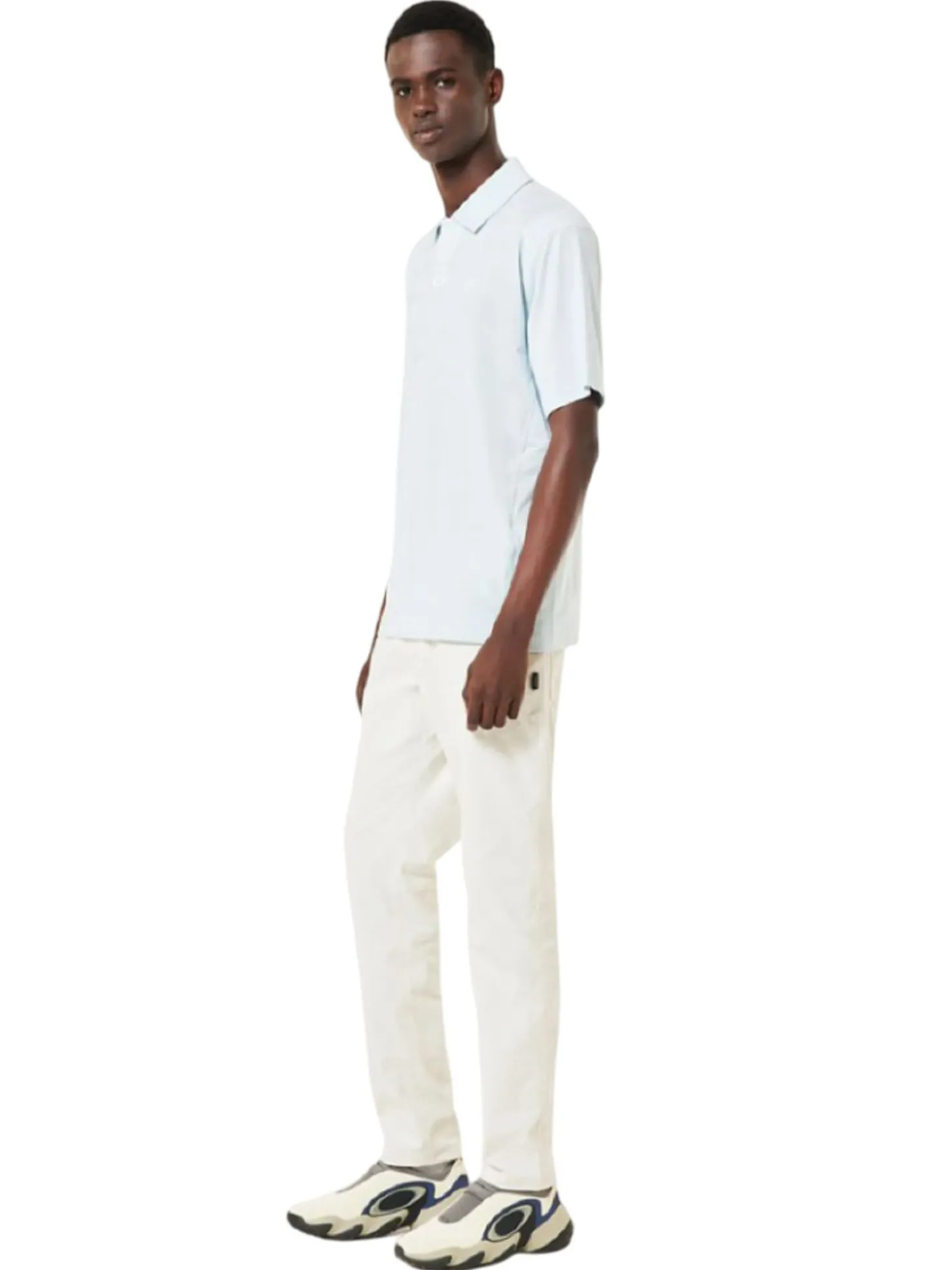 Oakley C1 Wave Length Stripe Polo - Frost