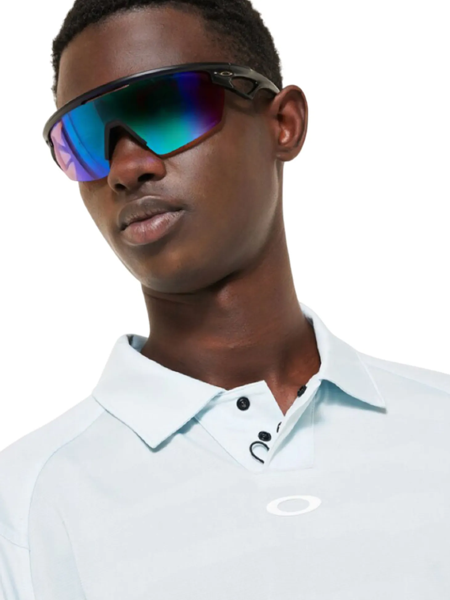 Oakley C1 Wave Length Stripe Polo - Frost