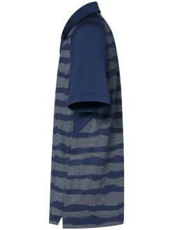 Oakley C1 Wave Length Stripe Polo - Abyss