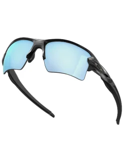 Oakley Flak 2.0 XL Sunglasses - Matte Black w/ Prizm Deep Water Polarised