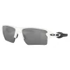 Oakley Flak 2.0 XL Sunglasses - Polished White w/ Prizm Black Polarised
