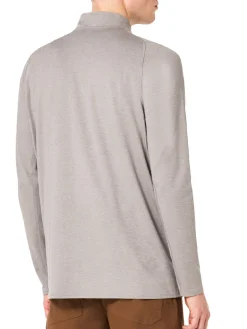 Oakley Gravity Range Quarter Zip Midlayer - Steel Grey Heather