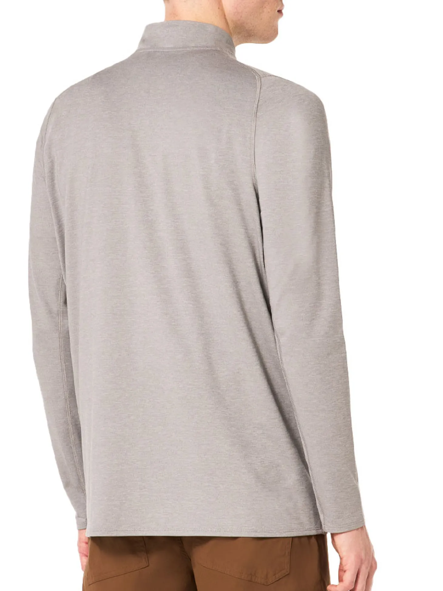 Oakley Gravity Range Quarter Zip Midlayer - Steel Grey Heather