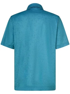 Oakley Grid Camo Polo - Monogram Pacific