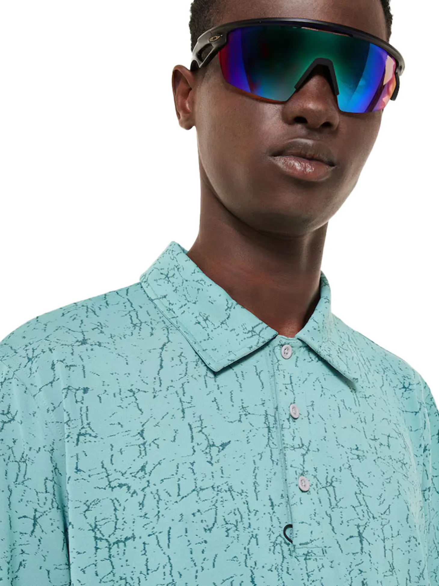 Oakley Resist Jacquard Polo - Pacific