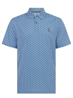 Original Penguin All Over Lifesaver Print Polo - Quiet Harbour
