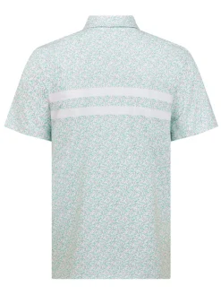 Original Penguin Engineered Novelty Stripe Polo - Bright White