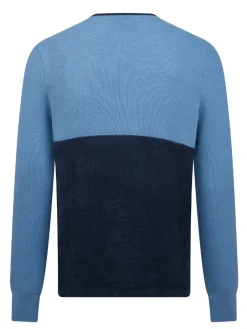 Original Penguin Heritage Mixed Media Sweater - Quiet Harbour