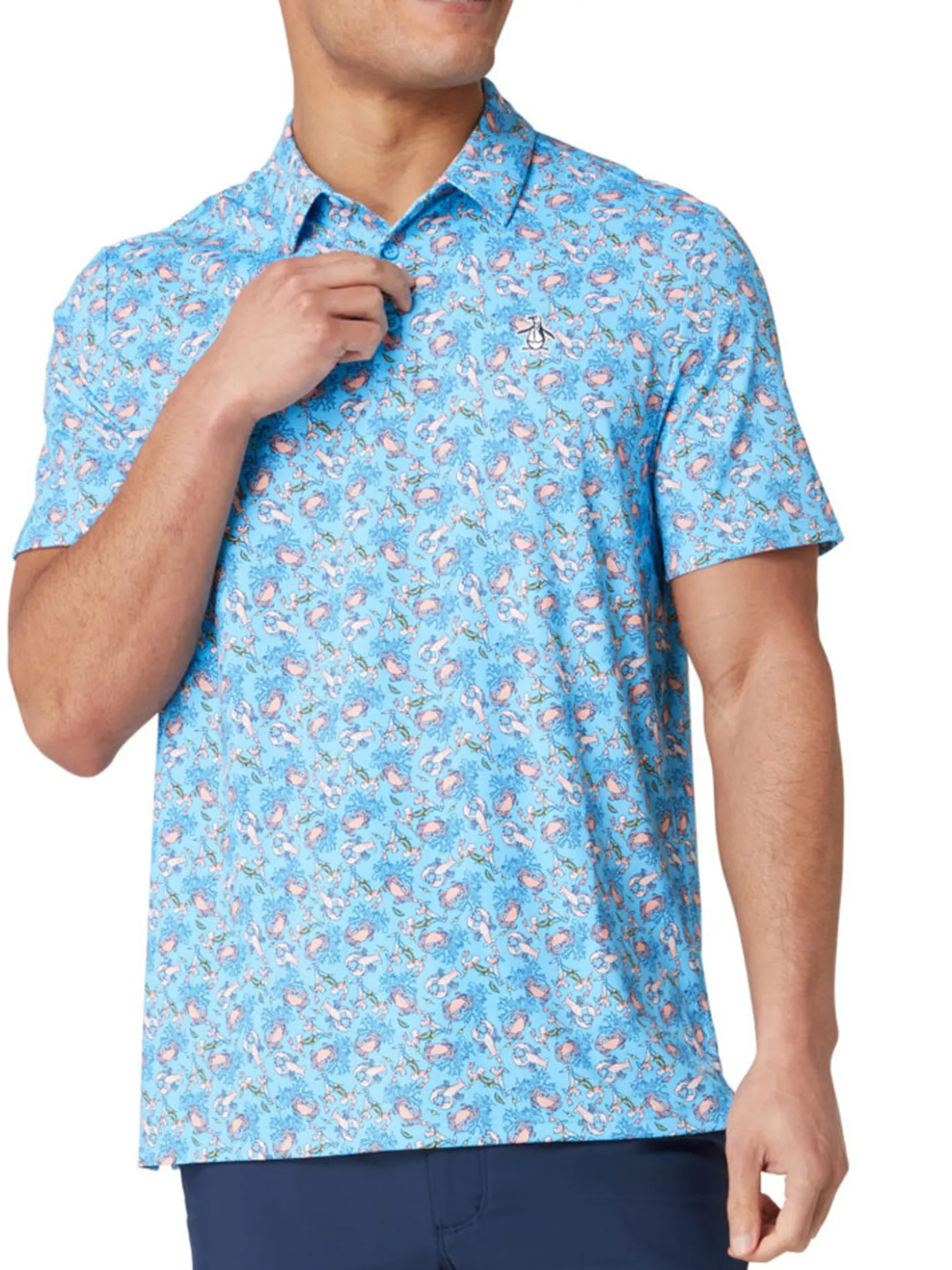 Original Penguin Pete N' The Ocean Polo - Blue Grotto