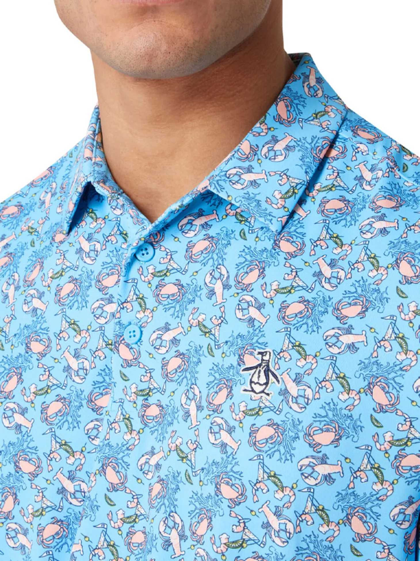 Original Penguin Pete N' The Ocean Polo - Blue Grotto