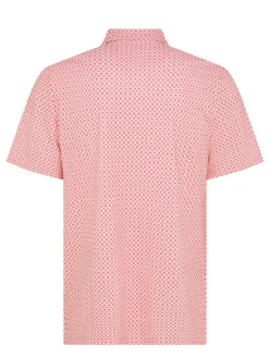 Original Penguin Pete's Bowtie Micro Print Polo - Murex Shell