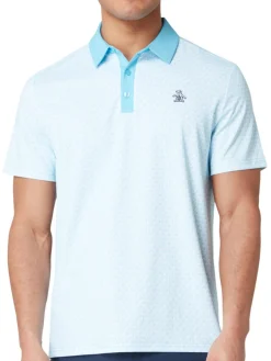Original Penguin Pete's Tee Time Polo - Blue Grotto